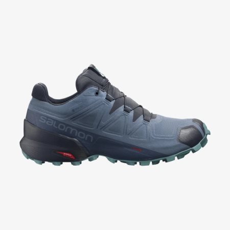 Salomon SPEEDCROSS 5 GORE-TEX Blå Terrengløpesko Dame [NO 2-VOW]
